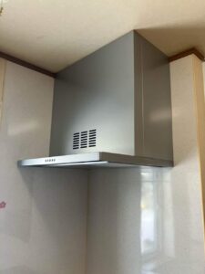 写真：レンジフード交換
